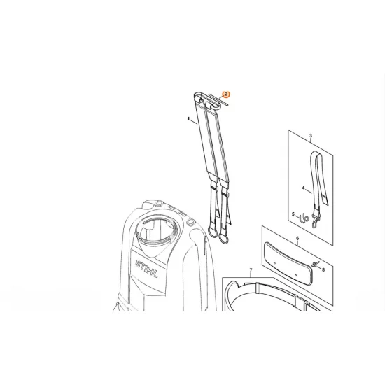 STIHL  Kołek 4255 716 3700